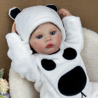 Artisan Panda Fleece Reborn Sensory Baby Doll
