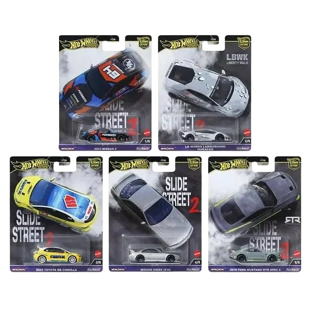 Hot Wheels Premium Car Culture Slide Street 2 Vehicles