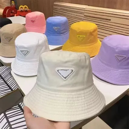 PR Luxe Triangle Plaque Nylon Bucket Hat
