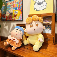 Shinchan & Himawari Baroque Duo Art Plush
