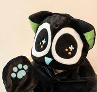 Midnight Owl Spirit Hooded Blanket Cloak