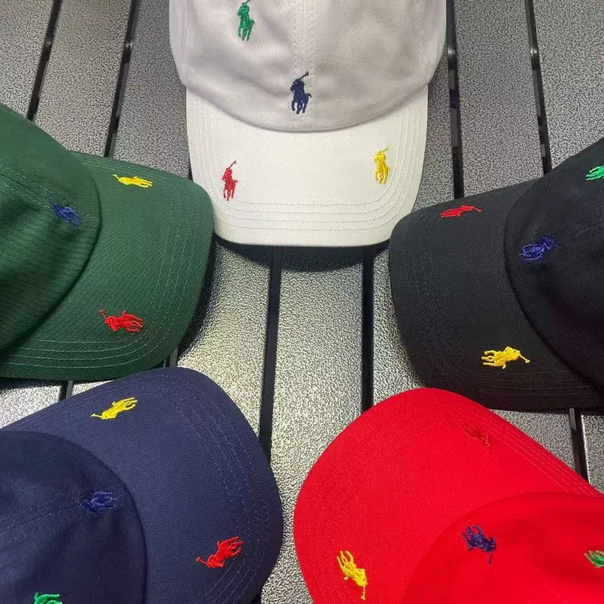 PRL Embroidered Pony Cotton Cap