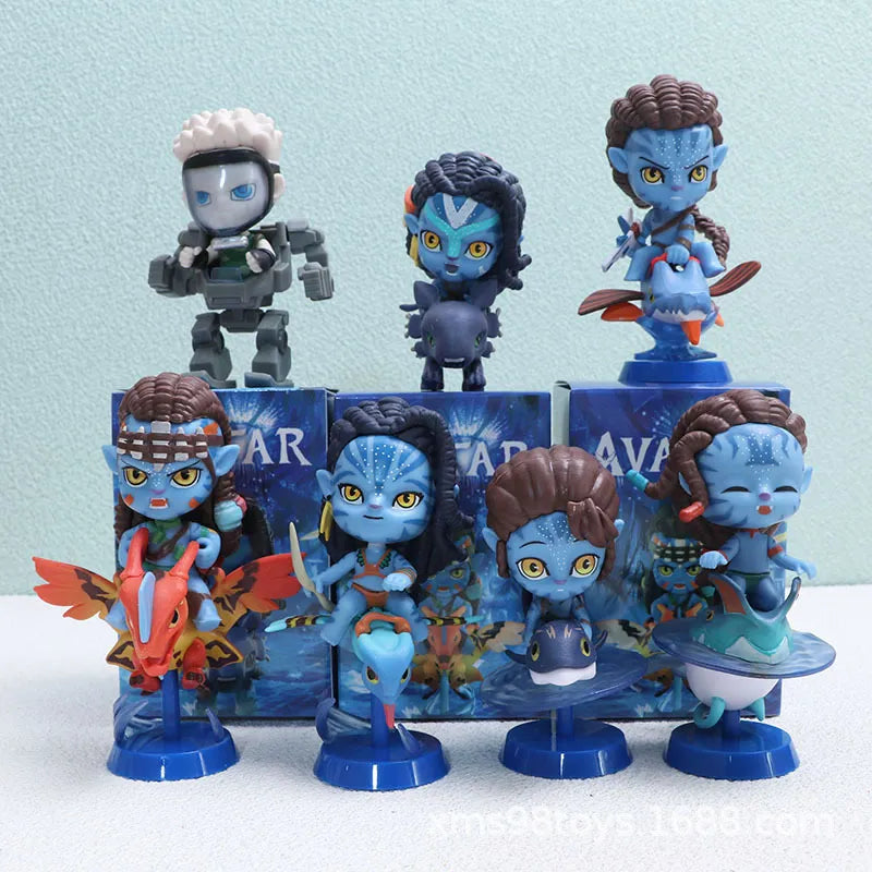 Avatar Chibi Na'vi and Pandora Creatures Blind Box Figures
