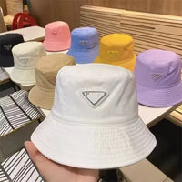PR Luxe Triangle Plaque Nylon Bucket Hat