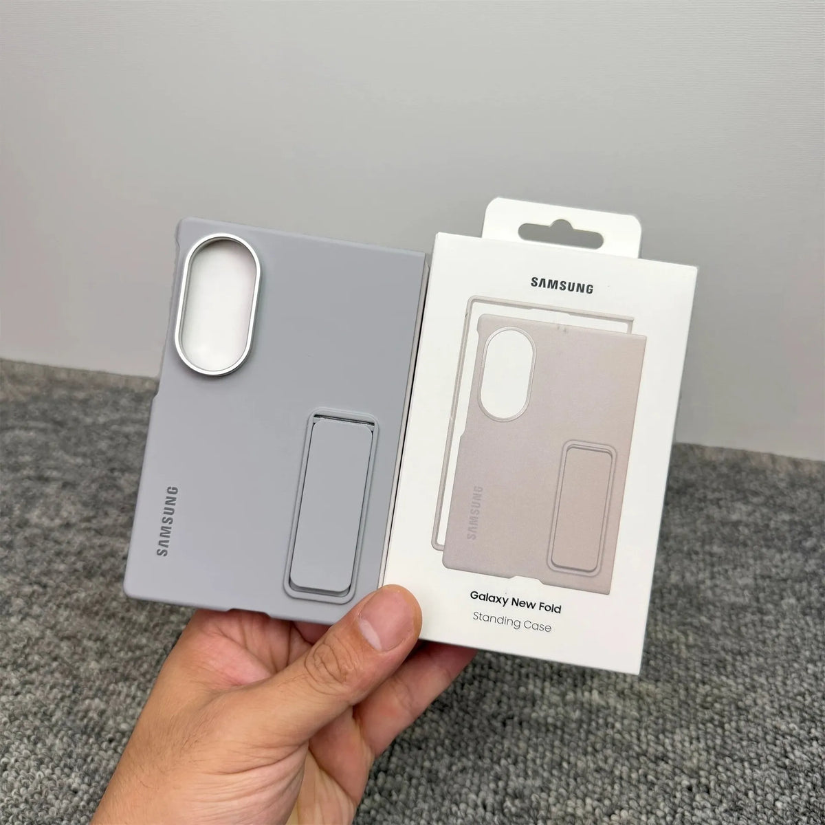 Samsung Silicone Standing Grip Protective Case (For Z Fold)