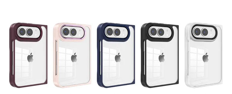 Shield Clear Flat Back Shockproof Case (For iPhone Duo)