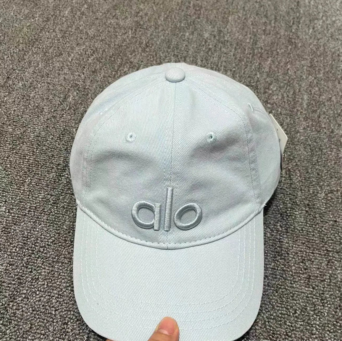 Alo Off Duty Embroidered Cotton Dad Cap