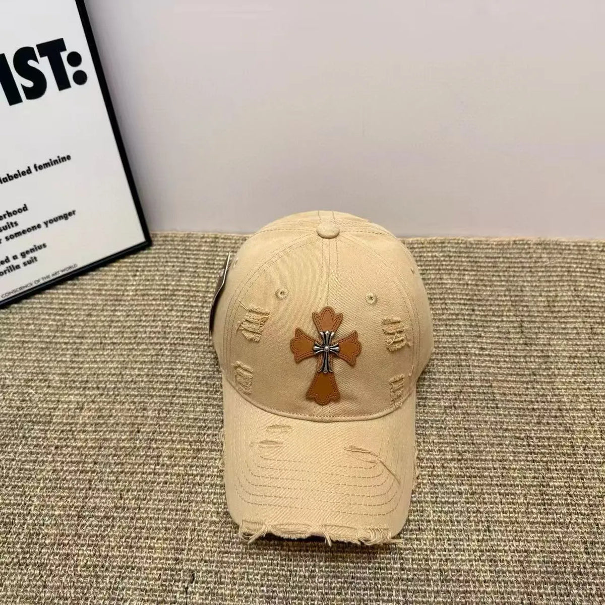 GotCH Leather Patch Vintage Ball Cap