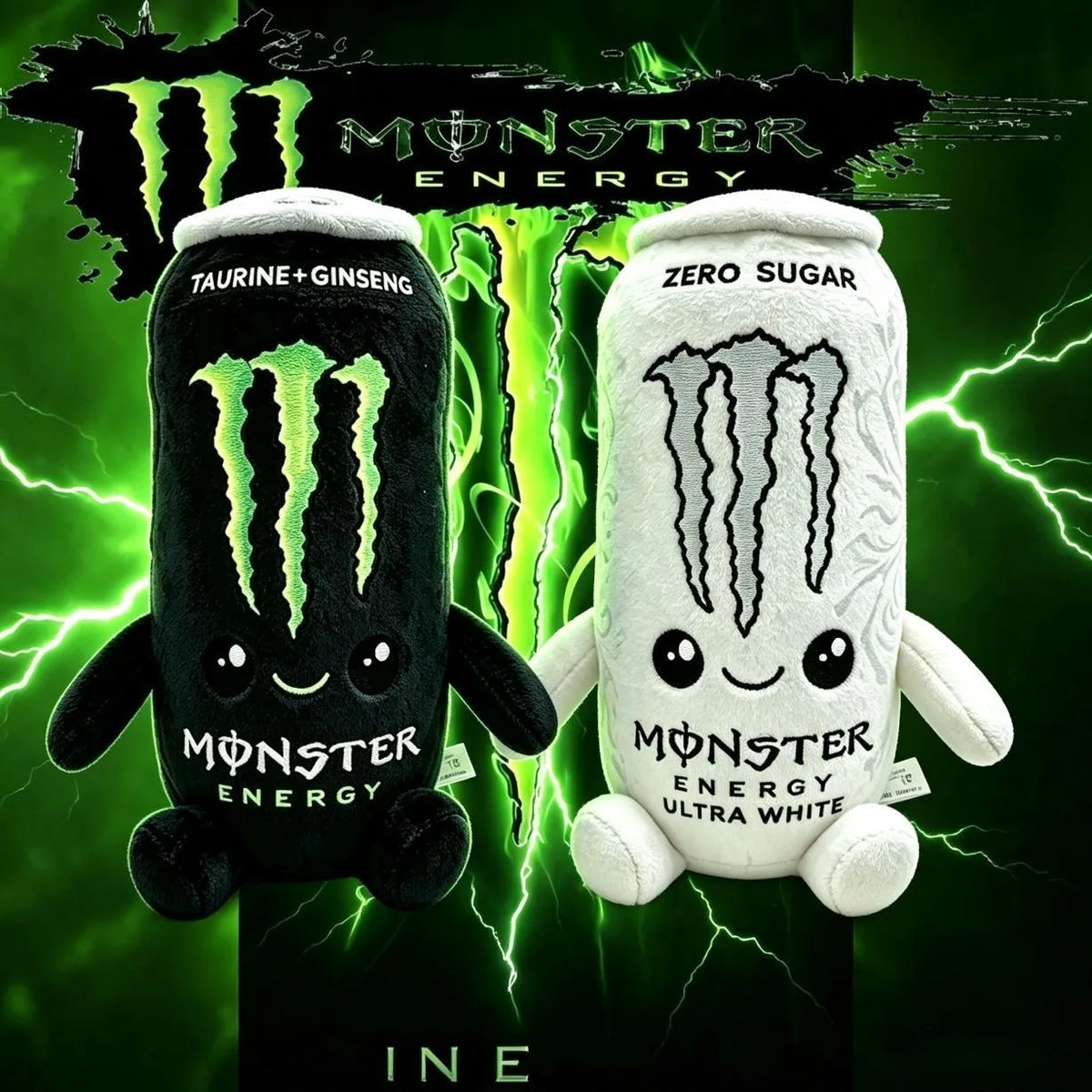 Monster Energy Can Kawaii Velour Plush (25 cm)