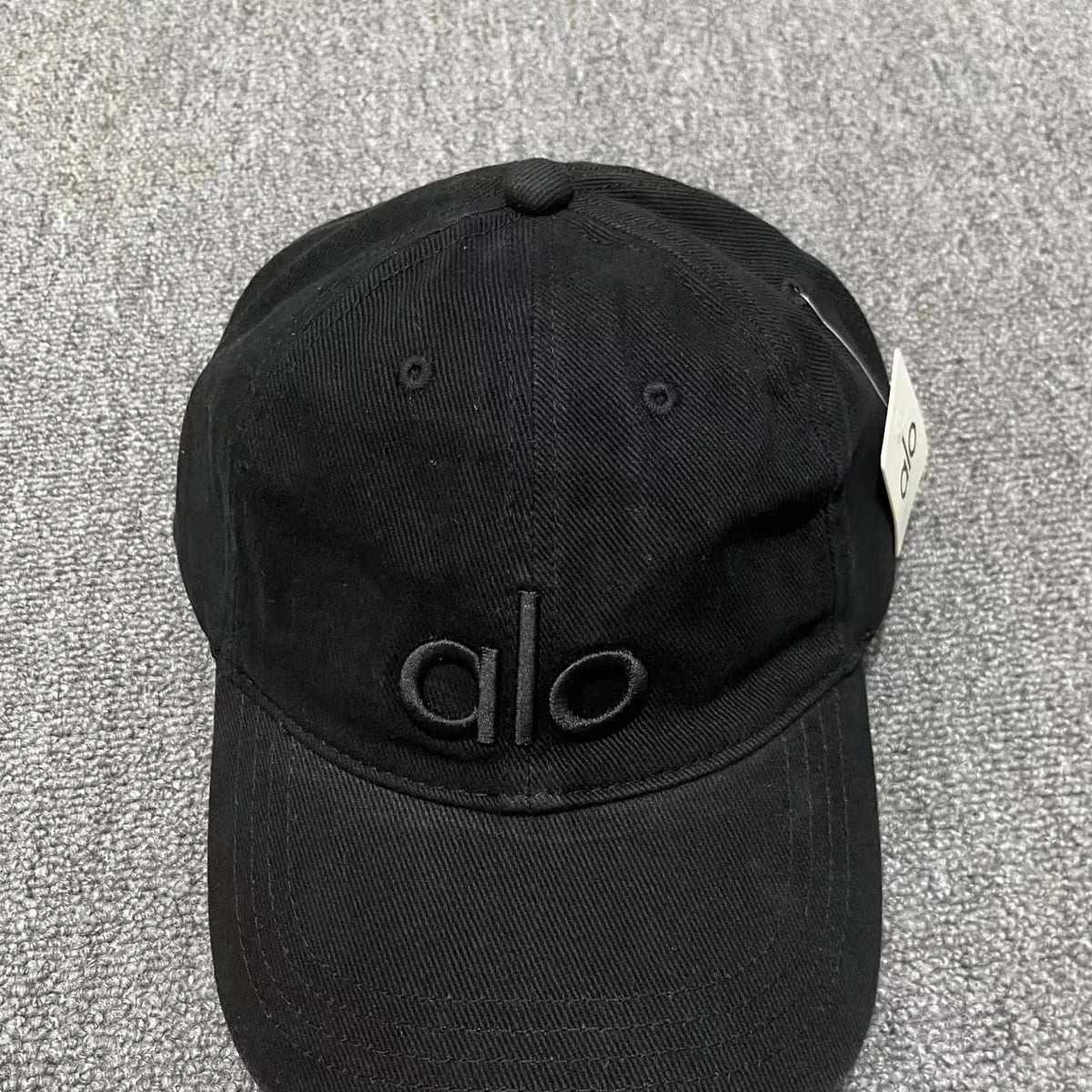 Alo Off Duty Embroidered Cotton Dad Cap