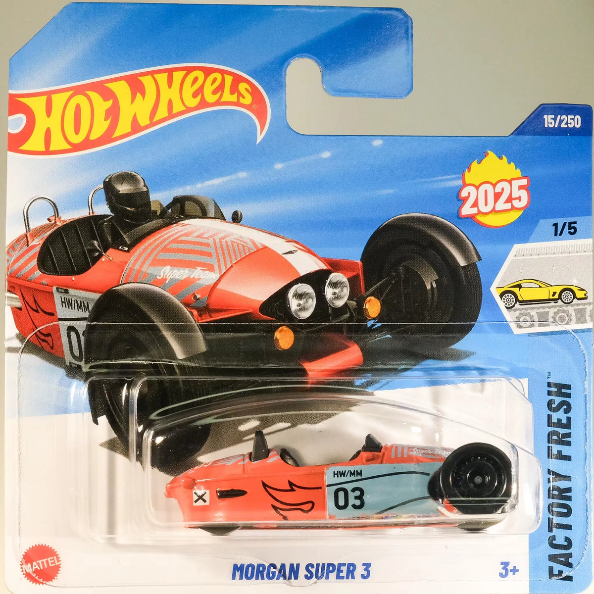 Hot Wheels Morgan Super 3 Roadster Vehicle