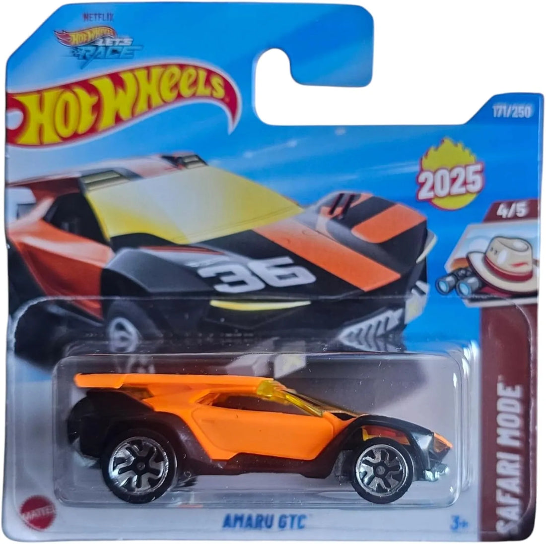 Hot Wheels Safari Mode Amaru GTC Hypercar