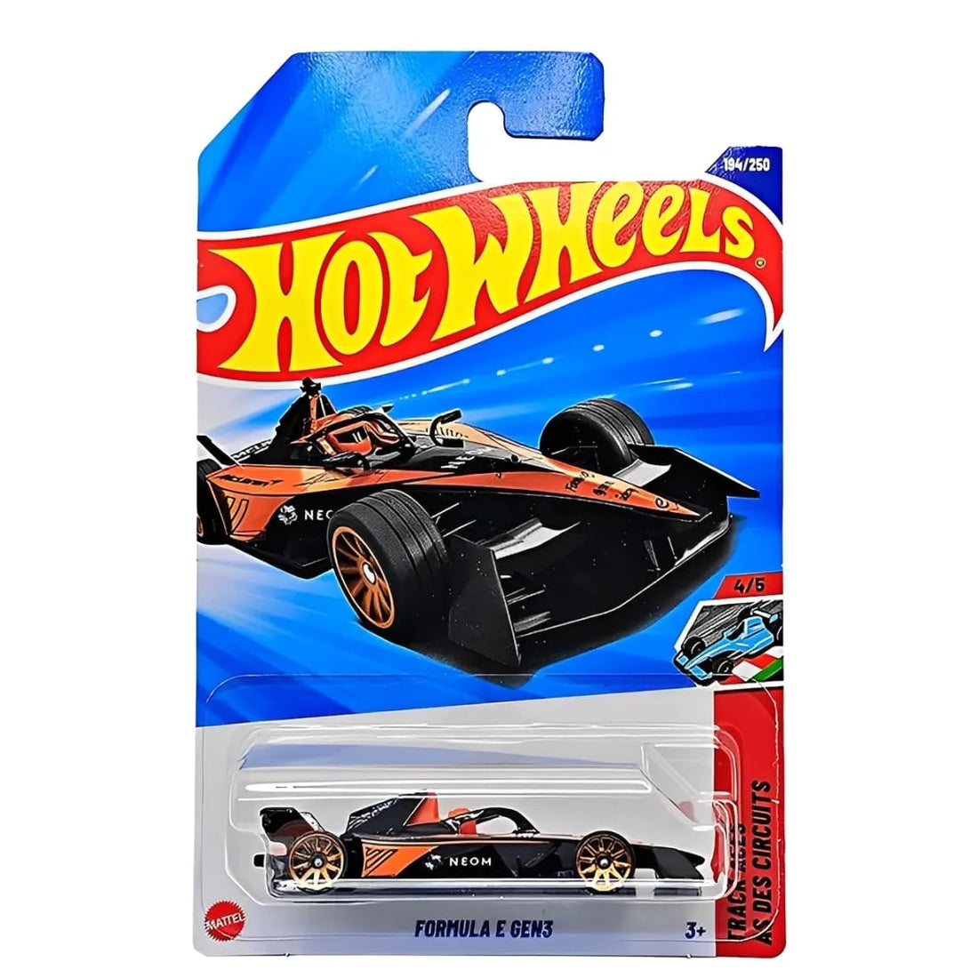 Hot Wheels Formula E Gen3 NEOM McLaren Track Ace