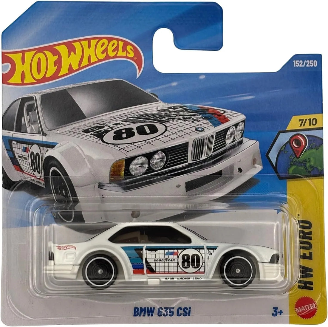 Hot Wheels BMW 635 CSi HW Euro Car Edition
