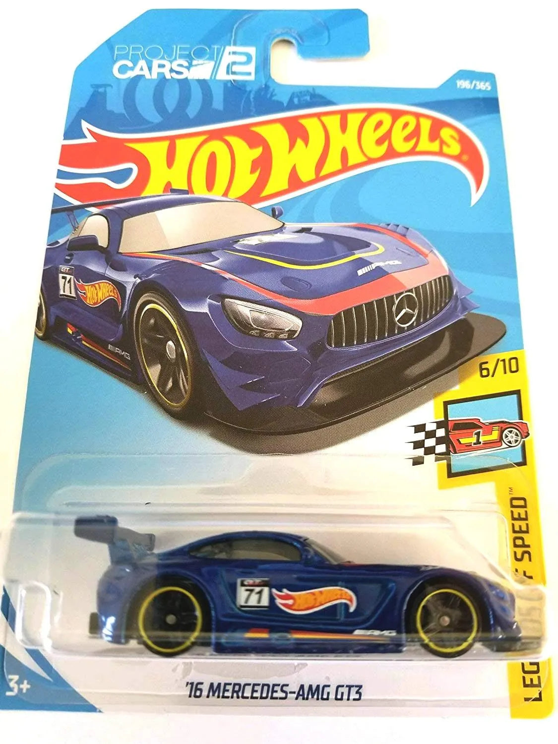 Hot Wheels Legends of Speed Mercedes AMG GT3 Vehicle