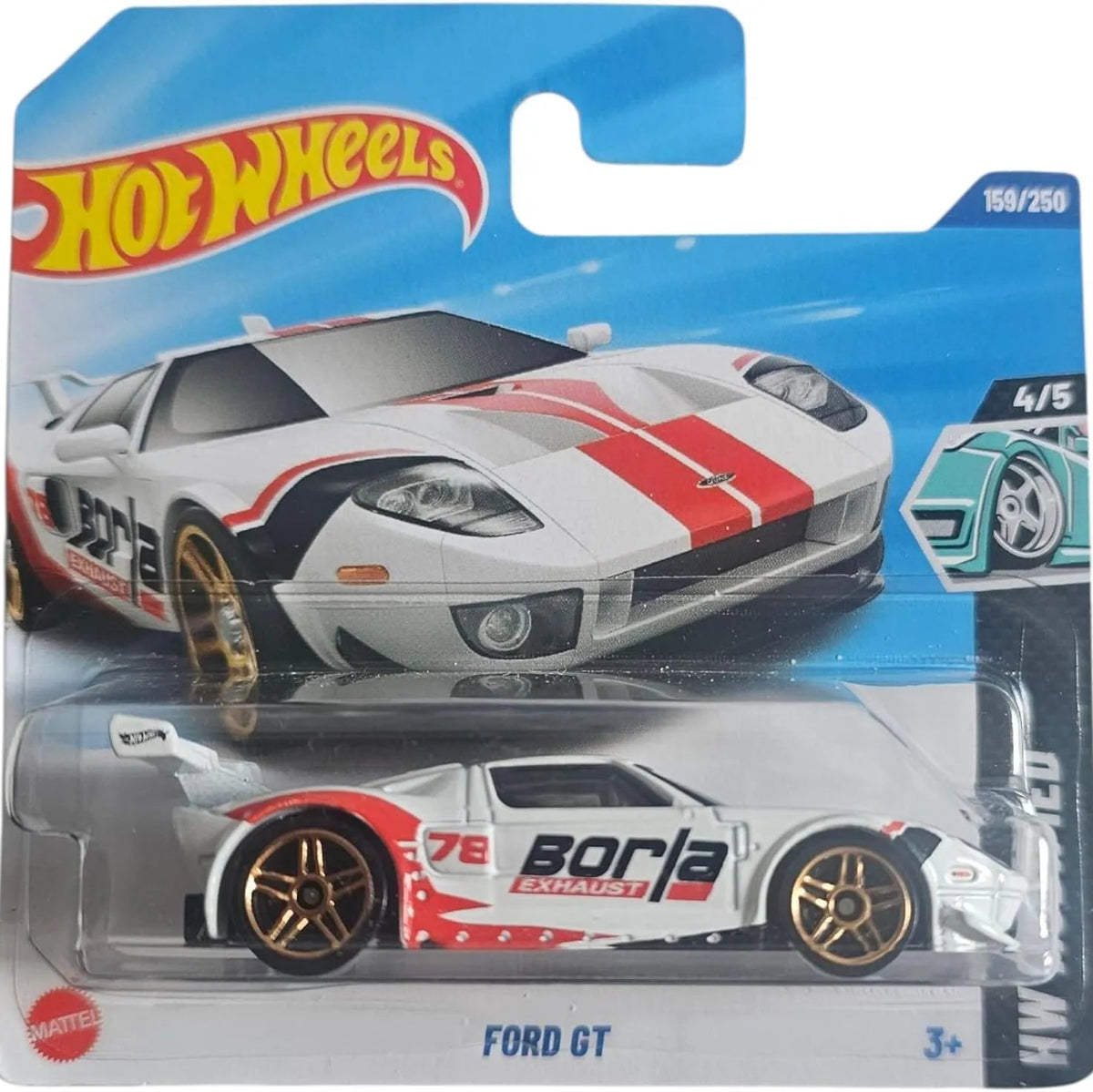 Hot Wheels HW Modified Ford GT Borla Exhaust Vehicle