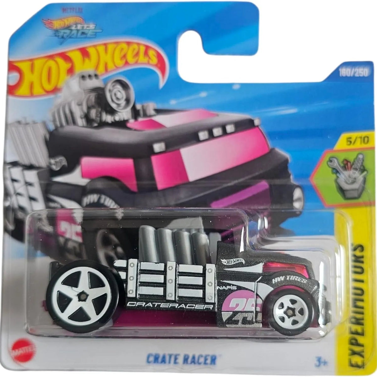 Hot Wheels Experimotors Crate Racer Vehicle