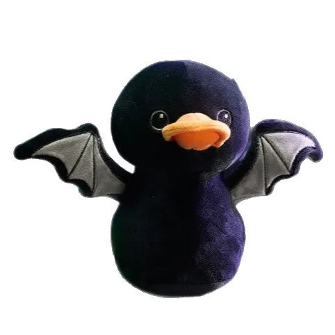 Spooky Vampire Bat Duck Gothic Cuddle Plush