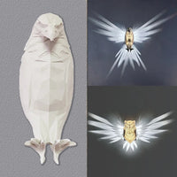 Enchanting Wall Mounted Owl & Eagle Lamp