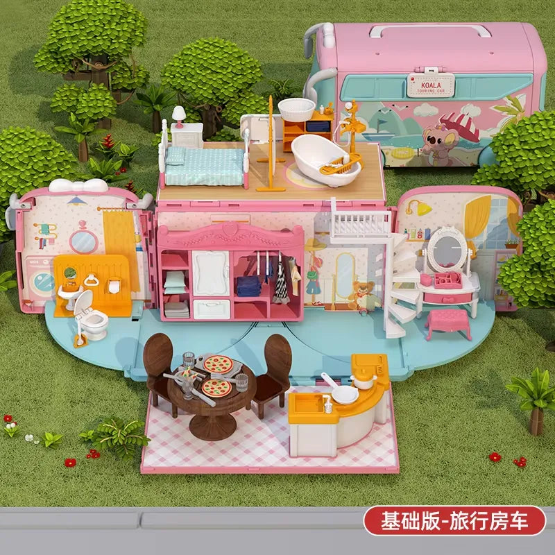 Koala Tour Bus Pretend Play Kids Set