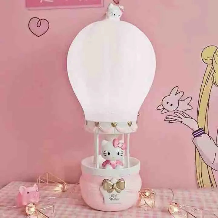 Hello Kitty Hot Air Balloon Night Lamp