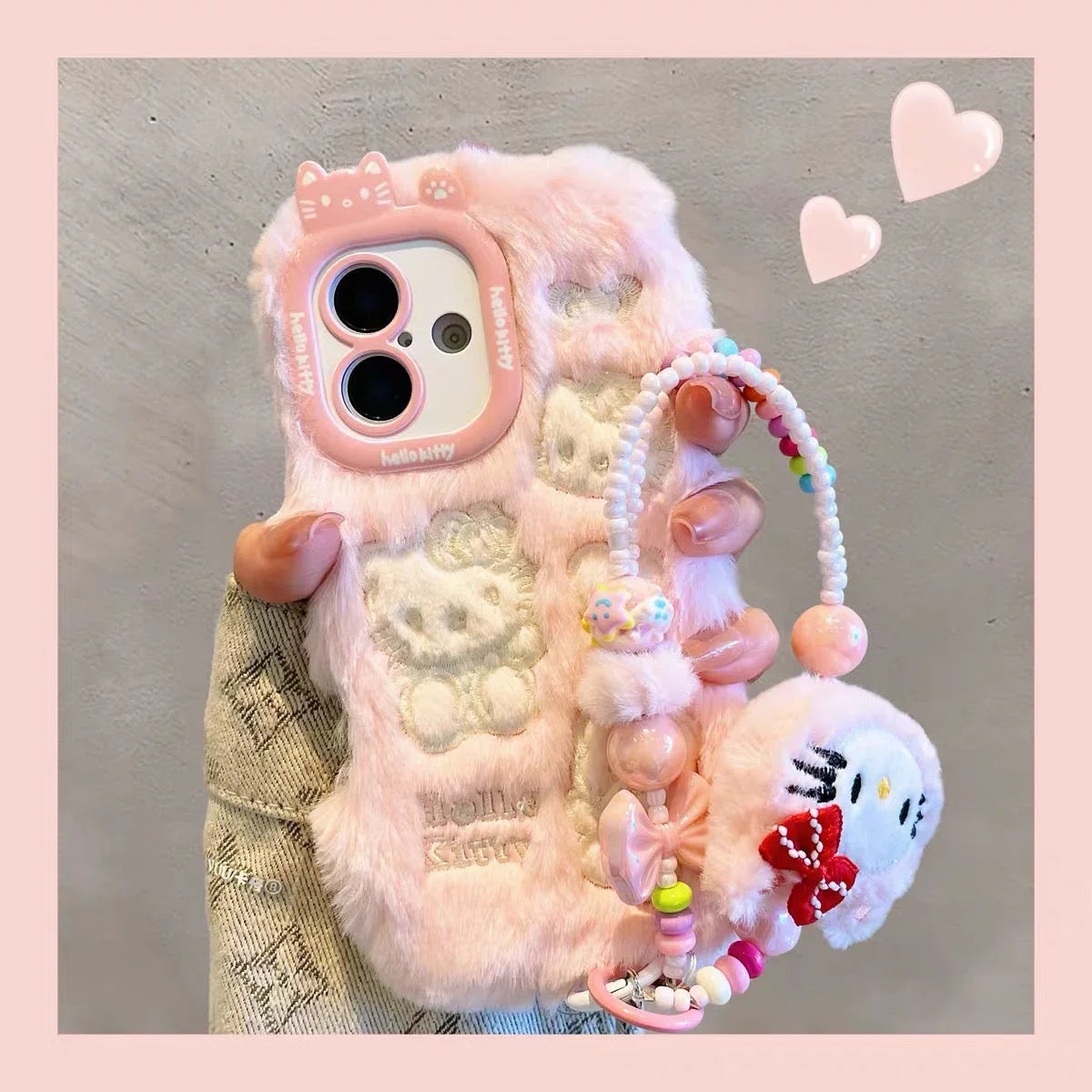 Fashion Soft Kitty Phone Case for iPhone 12/12pro max/13/13pro/13pro max/14/14pro/14pro max/15/15pro/15pro max/16/16pro/16pro max PN6857 - Bear Hugs