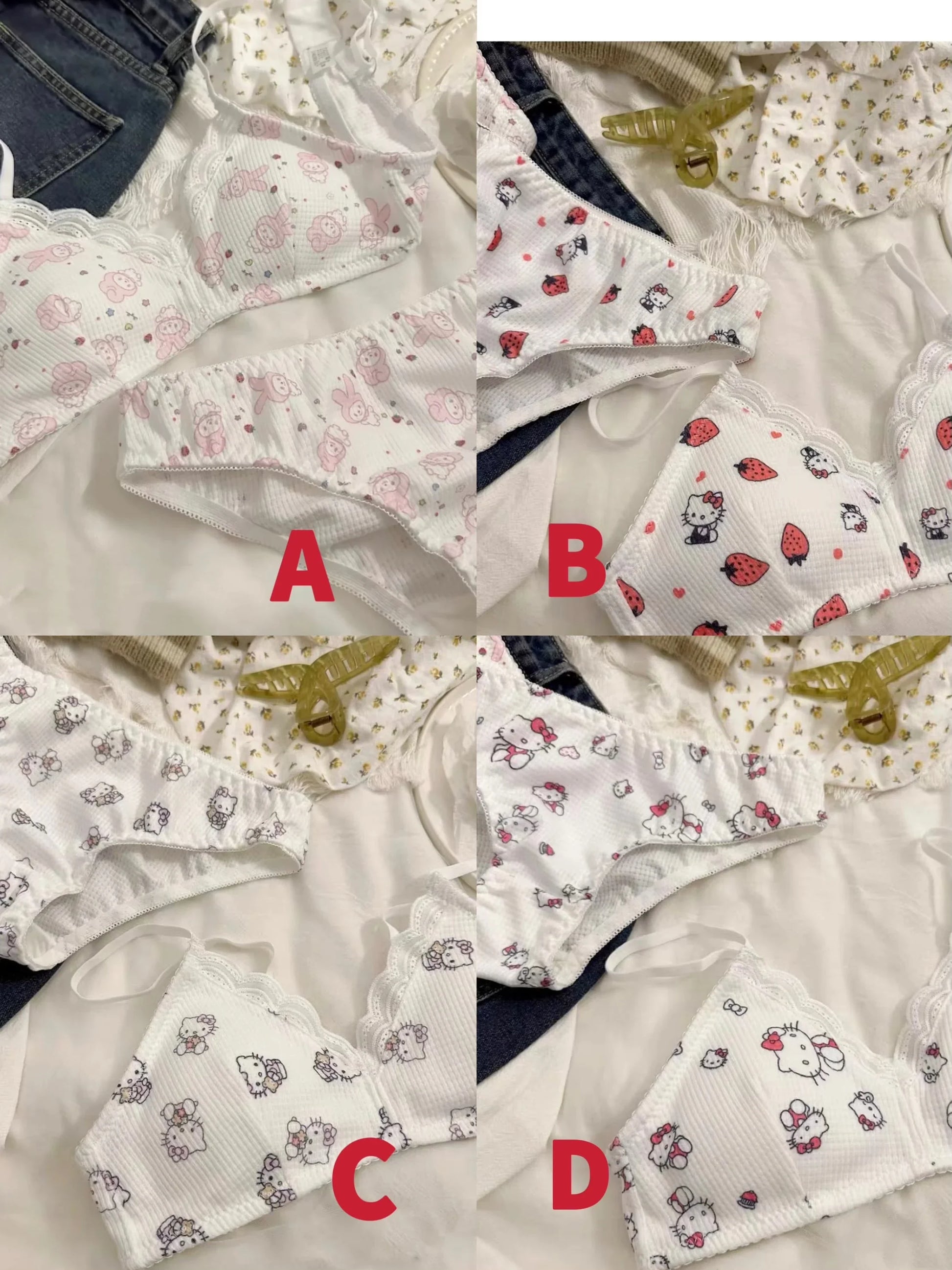 Kawaii Anime Underwear Suits PN6925 - Bear Hugs