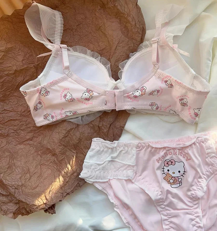 32/70AB Kawaii Kitty Charming Lingerie Set