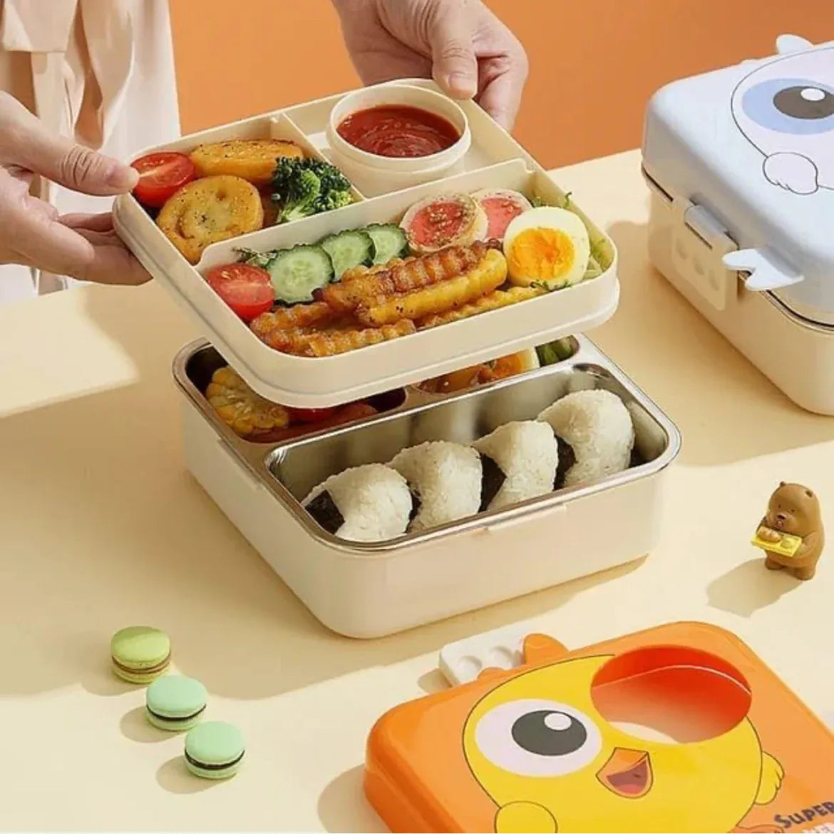 Super Animal 3D Leak-Proof Lunch Box