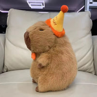 Birthday Hat Capybara Plushie