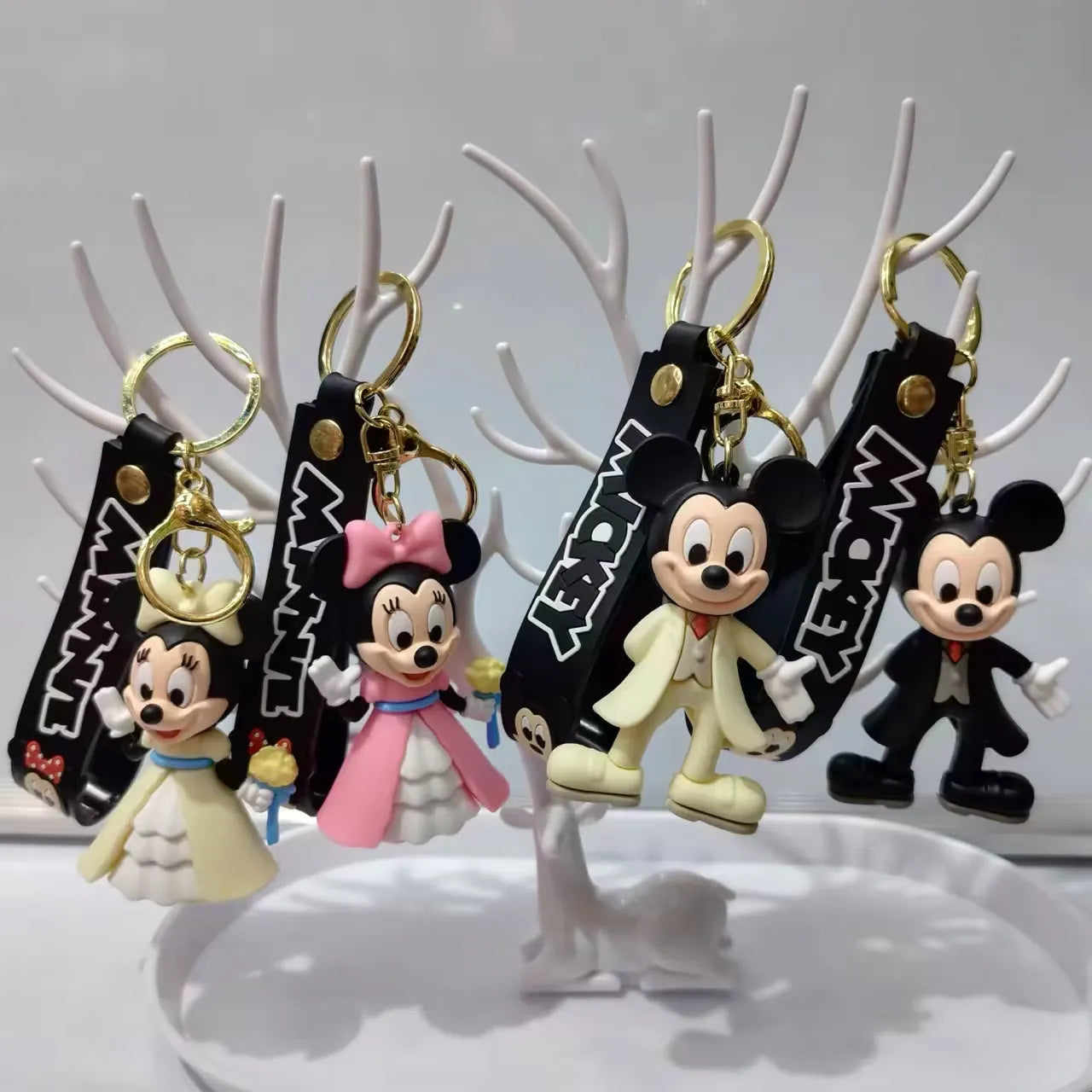 Disney Mickey Mouse Wedding 3D Keychain