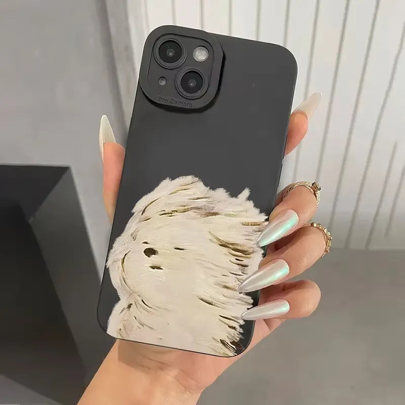 Wind in Hair Dog Phone Case (For iPhones)