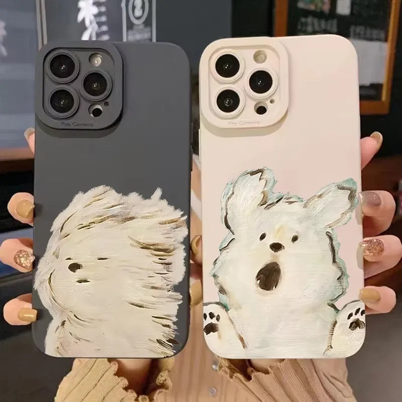 Wind in Hair Dog Phone Case (For iPhones)