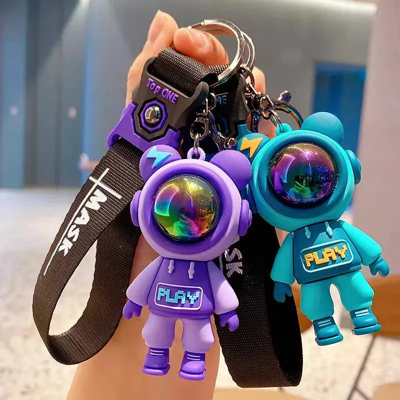 Sporty Bear 3D Keychain