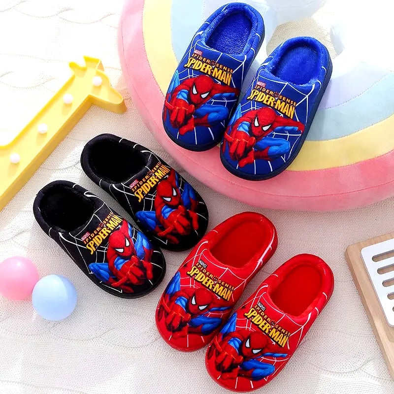 Spiderman Cartoon Comfy Slippers