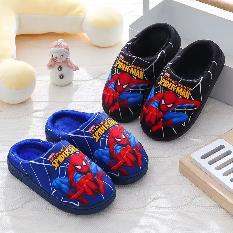 Spiderman Cartoon Comfy Slippers