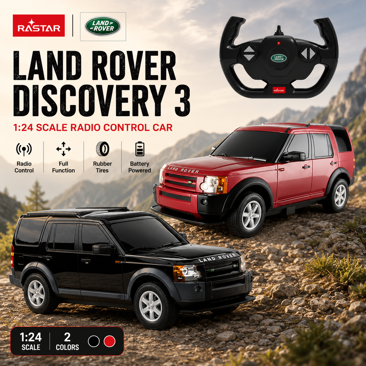 Rastar 1:14 Land Rover Discovery 3 RC Car