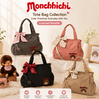 Monchhichi Sweetheart Bow Tote Bag