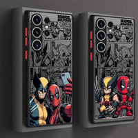 Deadpool vs Wolverine Matte Phone Case (For Samsung)