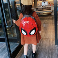 Spiderman 3D Glowing Backpack For Kids