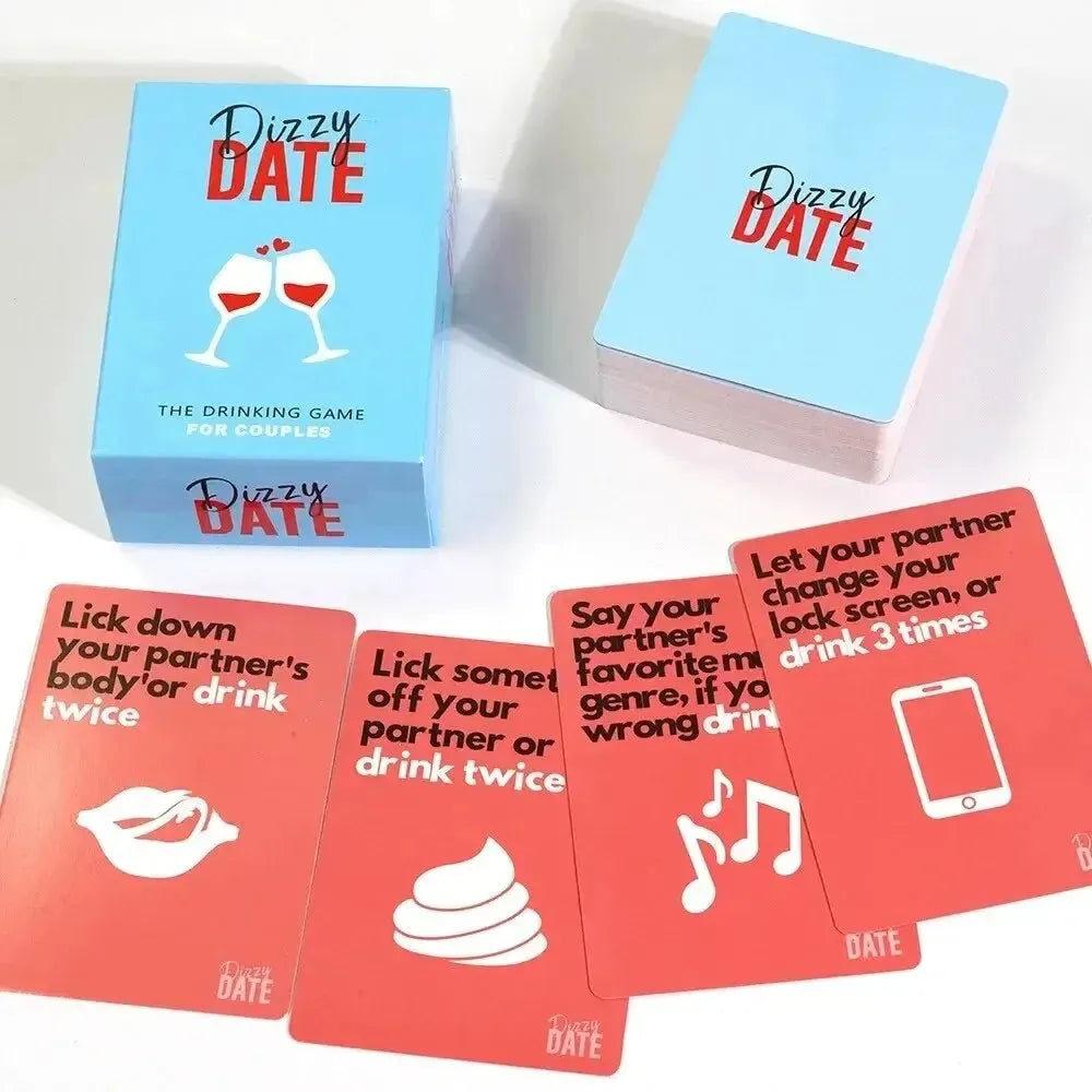 Dizzy Date Couple Card Game