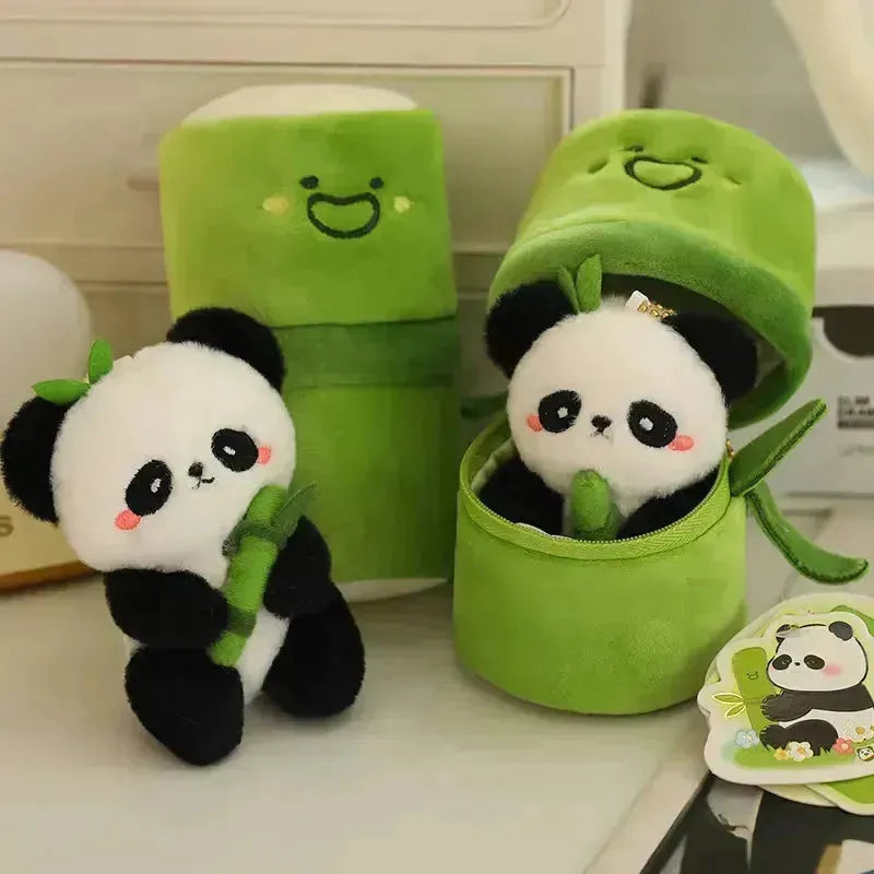 Bamboo Panda Plush Keychain