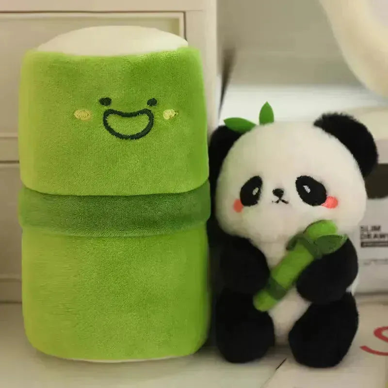 Bamboo Panda Plush Keychain