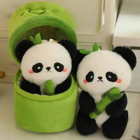 Bamboo Panda Plush Keychain