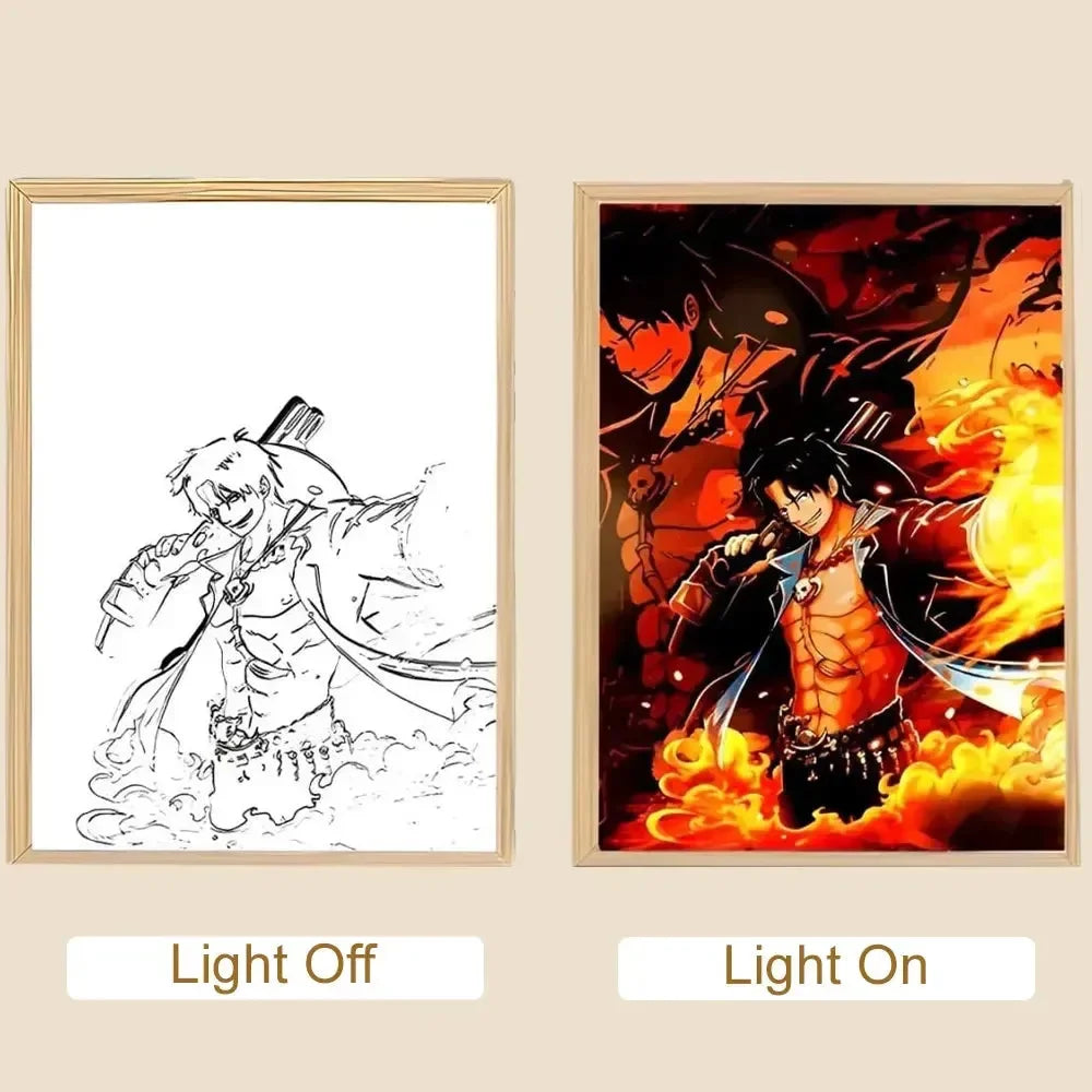 One Piece Anime LED Light Box