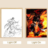One Piece Anime LED Light Box