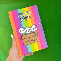 Perfectly You Panda A5 Notebook
