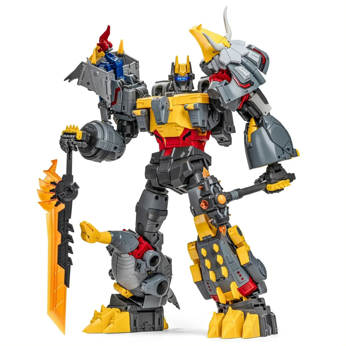 Newage H72 H-72 Typhon (Ankylosaurus Dinobot Volcanicus Combiner) New Age 16cm / 6.3" - Bear Hugs