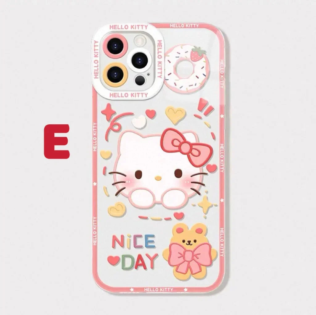 Kawaii Phone Case for iPhone 11/12/12pro max/13/13pro/13pro max/14/14pro/14pro max/15/15pro/15pro max/16/16pro/16pro max PN7055 - Bear Hugs
