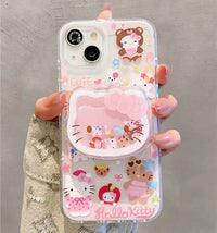 Kawaii Kitty Phone Case for iPhone 12/12pro max/13/13pro/13pro max/14/14pro/14pro max/15/15pro/15pro max/16/16pro/16pro max PN7034 - Bear Hugs